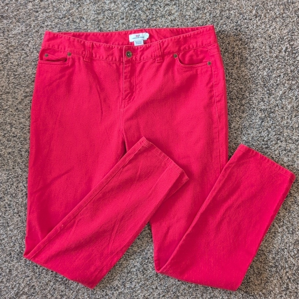 Vineyard Vines Bright Pink Skinny Jeans - Women's 16